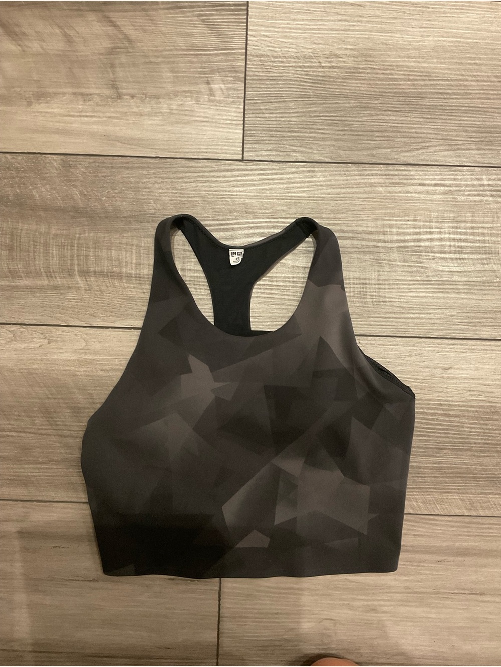 Uniqlo Black Racerback Sports Bra